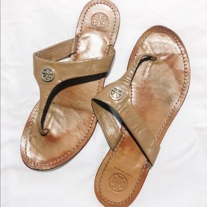 Tory Burch Small Logo Sandals
